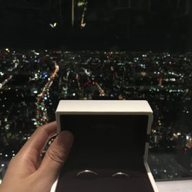 【アイプリモ(I-PRIMO)の口コミ】 2人が気に入った、ペア指輪のデザインでした。指輪の太さが細すぎず、太す…