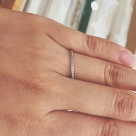 【Mariage ent(マリアージュエント)の口コミ】 シンプルなストレートタイプのものを探していたのですが、実際に見てから…