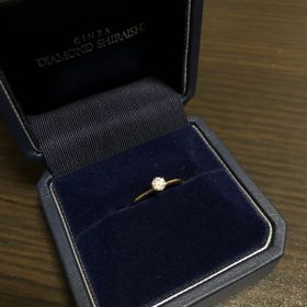 【銀座ダイヤモンドシライシの口コミ】 ゴールドの指輪でも、派手すぎず、シンプルな可愛さがあったところがとて…