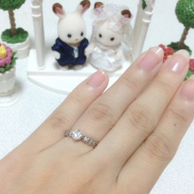 【YUKIZAKI BRIDAL(ユキザキブライダル)の口コミ】 横から見たときにデザインがあるものを探していて、ハートとリボンのよう…