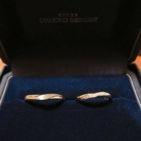 【銀座ダイヤモンドシライシの口コミ】 シンプルなのに可愛らしさがあって
すごく気に入りました！
形も指が綺麗…