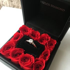 【エクセルコダイヤモンド(EXELCO DIAMOND)の口コミ】 とにかくデザインが素敵でした。冊子でいくつか気になるものを選び、その…