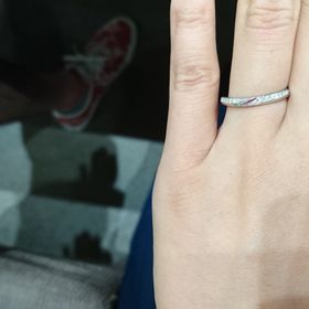 【アイプリモ(I-PRIMO)の口コミ】 Ｕ字で優しいカーブのある指輪を探していたのですが、初めて入ったアイプ…