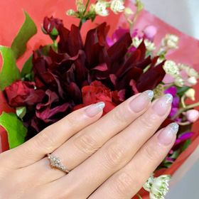 【宝寿堂(ほうじゅどう)の口コミ】 ブランド店舗等いろいろ見ましたが、リングのフォルム・ダイヤの輝き,大き…