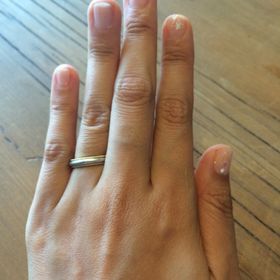 【ティファニー(Tiffany & Co.)の口コミ】 私がゴールドのアクセサリーが好きで結婚指輪も違和感がないようにゴール…