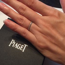 【ピアジェ(PIAGET)の口コミ】 リングは細く華奢なため、仕事中もなんら差支えなく身に着けておけます。…