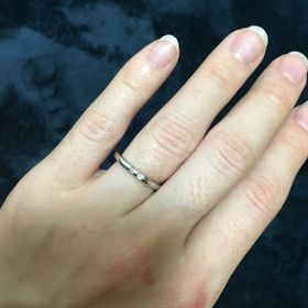 【ラザール ダイヤモンド(LAZARE DIAMOND)の口コミ】 初めはカルティエのウェディングリングが欲しかったのですが、似たデザイ…