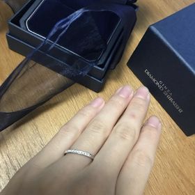 【銀座ダイヤモンドシライシの口コミ】 ダイヤがすごくキラキラしていて可愛かった！普段使いできる感じだったの…