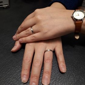 【俄(にわか)の口コミ】 色々な形を試した末、予算外でしたが、最後にこんな匠の技の指輪もありま…