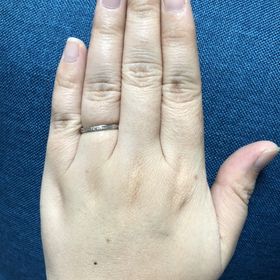 【MarriPre(マリプレ)の口コミ】 プラチナの指輪がほしくて、汚れにくそうなシンプルリングを探していたの…