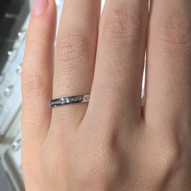 【アイプリモ(I-PRIMO)の口コミ】 メレダイヤのキラキラとした輝きと上品でシンプルなデザインが気に入りま…