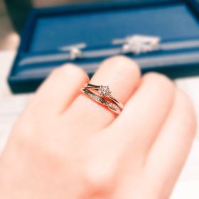 【銀座ダイヤモンドシライシの口コミ】 王道の１つダイヤのものが良く、探しておりました。エバーアフターは、ダ…