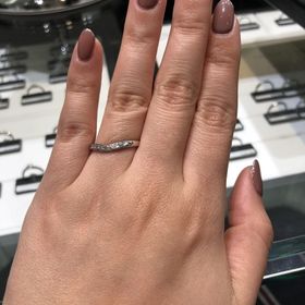 【ラザール ダイヤモンド(LAZARE DIAMOND)の口コミ】 気に入ったデザインが指にしっくりきたことと、メンズのデザインも豊富で…