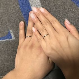 【銀座ダイヤモンドシライシの口コミ】 主人はシンプルなものを好むだろうなと思っていましたが、意外とデザイン…