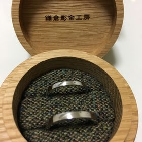 【鎌倉彫金工房の口コミ】 事前に見学をし、作成に行きました。素材選びから、幅や仕上げ方まで時間…