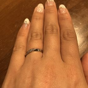 【アンジェリックフォセッテ(Angelique Fossette)の口コミ】 新婦の指輪はウェーブ！とまずはネットでデザインで探しました。いろんな…