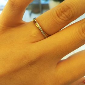 【アネリディギンザ(ANELLI DI GINZA)の口コミ】 プラチナだけではなく、ピンクゴールドやシャンパンゴールドの指輪も沢山…