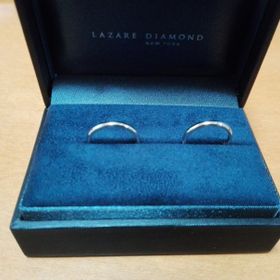 【ラザール ダイヤモンド(LAZARE DIAMOND)の口コミ】 結婚指輪は毎日着けていたいので、シンプルなものがいいと決めていました…