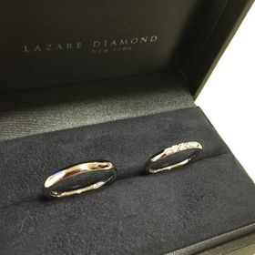 【ラザール ダイヤモンド(LAZARE DIAMOND)の口コミ】 長く身につけても飽きがこないようシンプルなデザインで探していて、ダイ…