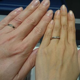 【銀座ダイヤモンドシライシの口コミ】 クレールと迷ったのですが、形がもともと気に入り、ほかのブライダル専門…