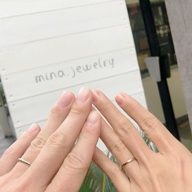 【mina.jewelry(ミナジュエリー)の口コミ】 もともと指輪に関しては興味がなく、なんでもいいと思っていました。
指輪…