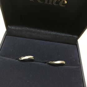【Felice(フェリーチェ)】の口コミ ネットでいろいろな指輪を検討して、店舗に行く前は細身で派手すぎないカジ...