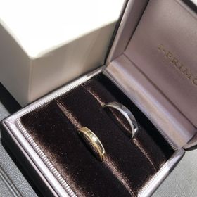 【アイプリモ(I-PRIMO)の口コミ】 プラチナよりかは色味の感じでゴールドを希望していたので、ゴールドの指…