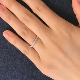 【ANTWERP BRILLIANT(アントワープブリリアント)の口コミ】 一つ一つのダイヤモンドの輝きが統合されて一つの大きな輝きを示すリング…