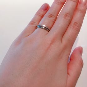 【アイプリモ(I-PRIMO)の口コミ】 女性用と男性用の指輪を合わせると１つの縁になるという意味合いのある、…