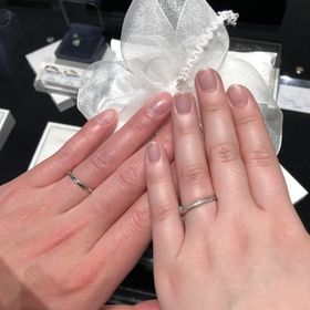 【銀座ダイヤモンドシライシの口コミ】 購入した指輪はブーケです。決め手はダイヤモンドの輝きです！また、プラ…