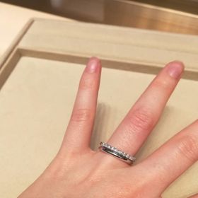 【ギンザタナカブライダル(GINZA TANAKA BRIDAL)の口コミ】 最終的に別のブランドの3石付いた指輪にしましたが、つけ外しが面倒ではな…