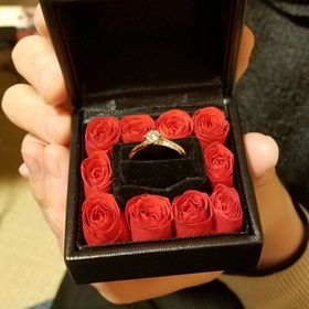 【エクセルコダイヤモンド(EXELCO DIAMOND)の口コミ】 ダイヤは、彼氏から事前にもらっていてそのダイヤを埋め込むための婚約指…