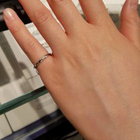 【エクセルコダイヤモンド(EXELCO DIAMOND)の口コミ】 私（新婦）の結婚指輪は、婚約指輪とセット（組合せ用）のものを購入しま…