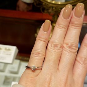 【ケイウノ ブライダル(K.UNO BRIDAL)の口コミ】 アモーレという名前の指輪で「一生愛を送り続けます」という意味が込めら…