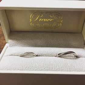 【Preuve(プルーヴ)】の口コミ シンプルながらいろんな服装に合うリング。刻印も自由に出来て記念にぴった...