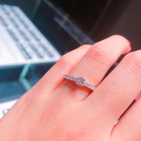 【ラザール ダイヤモンド(LAZARE DIAMOND)の口コミ】 探していたデザインにぴったりだったことと、ラザールさんのダイヤモンド…