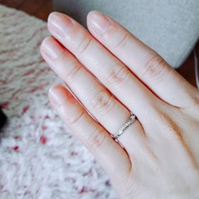 【エクセルコダイヤモンド(EXELCO DIAMOND)の口コミ】 日本製ということ。ゼクシィの相談カウンターで見たときに黒ダイヤが入っ…