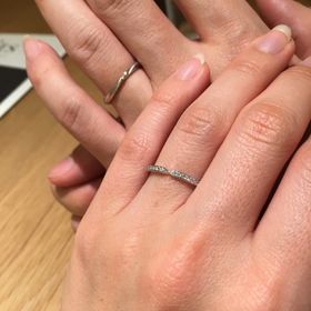 【BIJOUPIKO(ビジュピコ)の口コミ】 指が長く見えるビジュピコオリジナルのリングと迷ったのですが、元々スト…