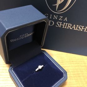 【銀座ダイヤモンドシライシの口コミ】 最初はシンプルなものにしようと思っていましたが、華やかさがほしくなり…