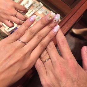 【ケイウノ ブライダル(K.UNO BRIDAL)の口コミ】 ディズニーのプリンセスシリーズの結婚指輪を試着しました。
既製品ではあ…