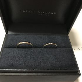 【ラザール ダイヤモンド(LAZARE DIAMOND)の口コミ】 シンプルなデザインがよかったのでダイヤの質にこだわりました。着用した…