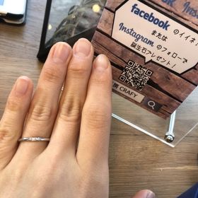 【CRAFY(クラフィ)の口コミ】 自分の手に合うものをいくつも試着させてもらい、1番しっくりきたのがシル…