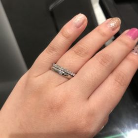 【ラザール ダイヤモンド(LAZARE DIAMOND)の口コミ】 結婚してからの購入だったのもあり、婚約指輪に見えすぎるものではないハ…
