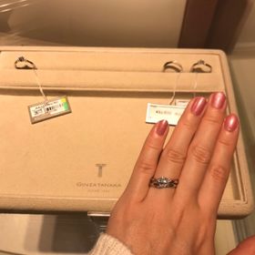 【ギンザタナカブライダル(GINZA TANAKA BRIDAL)の口コミ】 リングの滑らかな丸みが優しい印象を与え、着け心地もとても良かったです…