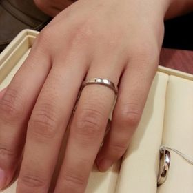【ギンザタナカブライダル(GINZA TANAKA BRIDAL)の口コミ】 結婚にさしあたって出費もかさんだので、結婚指輪はなるべく「シンプルな…