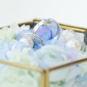 【ギンザタナカブライダル(GINZA TANAKA BRIDAL)の口コミ】 ペアのリングをたくさん試したけどなかなかしっくりこず。お互いに似合う…