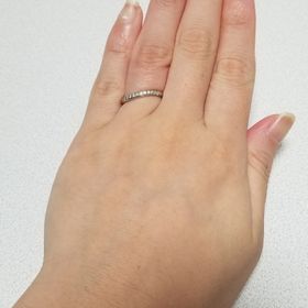 【ラザール ダイヤモンド(LAZARE DIAMOND)の口コミ】 ダイヤにこだわって選んでいて、輝きはどこよりもキレイに輝いていました…