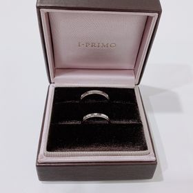 【アイプリモ(I-PRIMO)の口コミ】 自分達の予算と、指輪のシンプルでも可愛いところに惹かれ即購入しました…