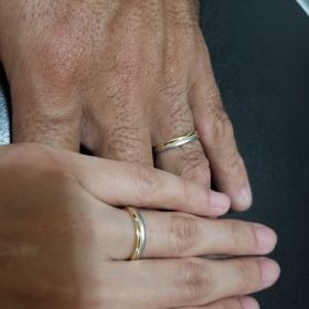 【Katamu(カタム)の口コミ】 鍛造タイプを探していたのと、何よりデザインと付け心地です！結婚指輪と…