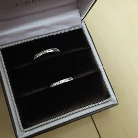 【アイプリモ(I-PRIMO)の口コミ】 私がこのデザインに一目惚れして即決しました。夫も同じ種類の指輪にして…